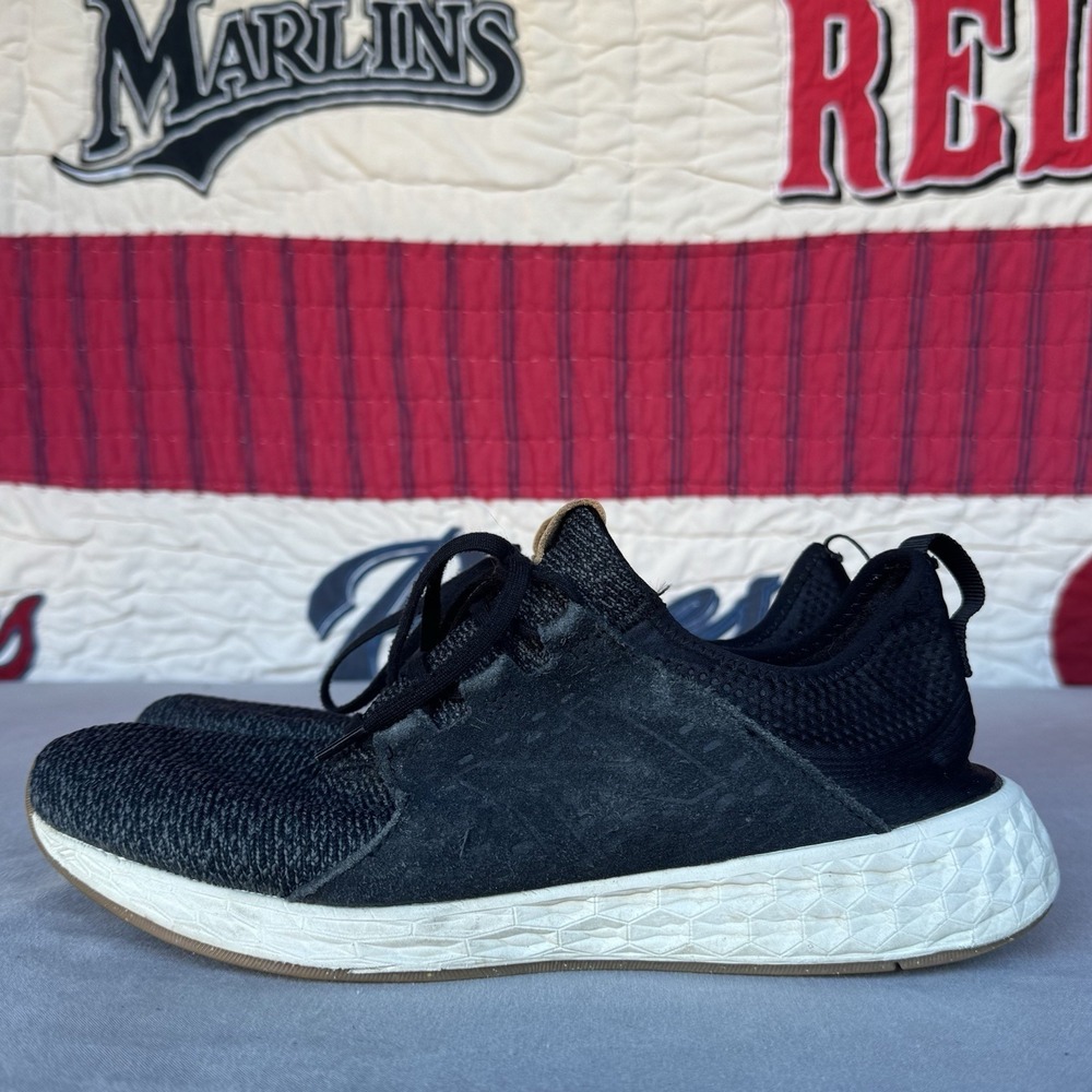 Size 12 - New Balance Mens Fresh Foam Cruz MCRUZOB Black Running Shoes Sneakers